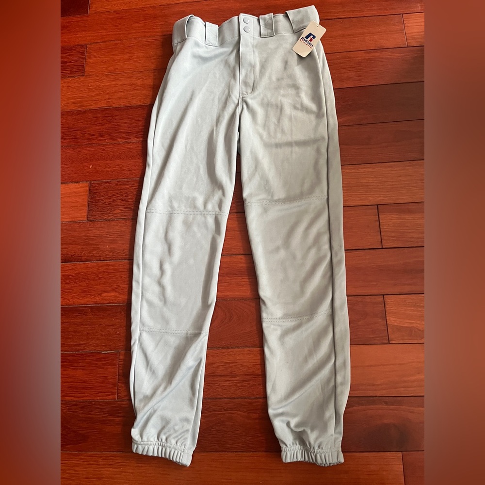Russell Athletic Gray Baseball Pants - size Men’s Small  NWT
